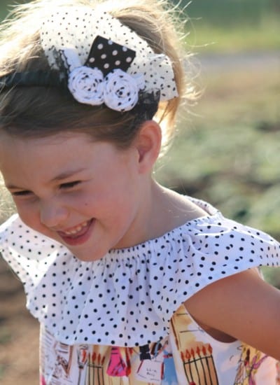 How to make a ruffle sleeveless peasant dress.